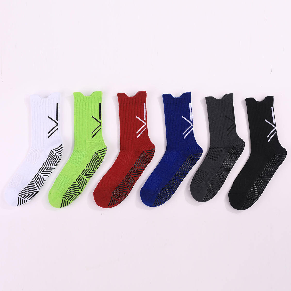 DUNERA Fußballsocken – Rutschfeste Wadenlange Performance-Socken