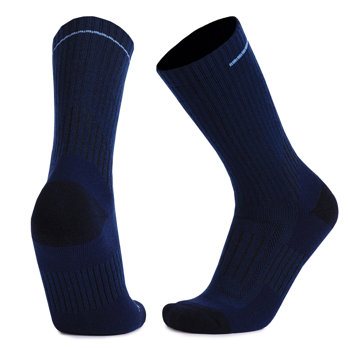 DUNERA Merinowollmischung Grip-Socken – Jacquard-Strick, rutschfest & bequem